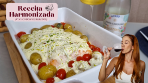 Salmão com Molho de Alho Poró e Cream Chesse | RECEITA HARMONIZADA COM VINHO